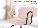 Height Adjustable Office Desk Chair, Low-Back Lumbar Support Rolling Work Swivel Task Chair with 30854409