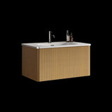 BB04-30-301, Integrated white ceramic basin, drain not included W1865128406