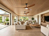 60in ceiling fan with lights, comes with wall control and remote, six-speed reversible motor, W3775P566875