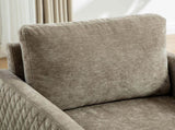 29.5''W Upholstered 360&deg Swivel Armchair with Hidden Storage, Comfy Diamond-Shape Tufted Armrests W3118P419158