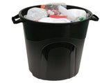 (2 pack)32 Gallon Heavy Duty Injection Molded Trash Can 73385205