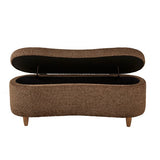 Boucle Flip Top Storage Bench B035P262674