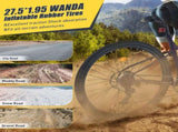 27.5 Inch Wheels 8 Speed Mountain Bike, for Men Women Boys and Girls, Front Suspension, Steel Frame 09715144
