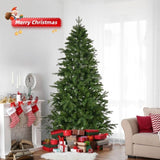 6 FT Pre-lit Artificial Christmas Tree, Holiday Xmas Tree with 300 Warm White Lights, 728 Branch 19835251