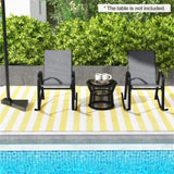 2 PCS Metal Patio Rocking Chair 52579808
