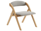 2 Pack Wooden Folding Chairs with Padded Seat and Back, Modern Dining Chairs Extra Chair for Guests 21201995