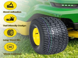 Set of 2 20x10.00-8 Lawn Mower Tires and Wheel Assembly, 4-Ply Tubeless Turf Tread Heavy Duty, 3.5" W1364P445941