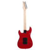 ZNTS ST Stylish Electric Guitar with Black Pickguard Red 07478467