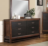 Six-Drawer Dresser, No Assembly Required, Two-Tone Finish B108P163823