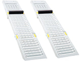 2 Sets Foldable Ferruginous Car Ramp, Portable Easy Fold Lightweight Ramp for Car Truck SUV W46557318