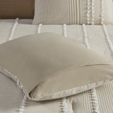 Full/Queen 3 Piece Cotton Yarn Dyed Comforter Set B03595747