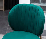 Amoa Contemporary Velvet Upholstery Dining Chair, Green T2574P164530
