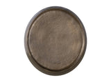 CT501 Modern Contemporary Round Aluminum material 32" Coffee Table, Farmhouse Table with Glossy Hand B009P298415
