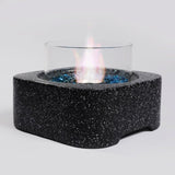 Tabletop Fire Pit with Glass Wind Guard W853P154499