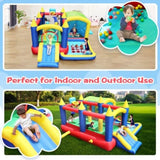 7 in 1 Inflatable Bounce House, Bouncy House with Ball Pit for Kids Indoor Outdoor Party Family Fun, W1677109362