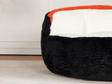 Oversized Bean Bag Chairs,Multicolor Faux Fur Couch Filled with Shredded Sponge,Large Lounger Sofa 34969345