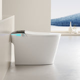 ZNTS Smart Toilet with Voice Control and Bubble Shield, Heated Bidet Seat, Smart Toilet with Bidet Built W1872P209967