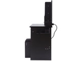 41" Large Size Left Drawer Desktop Vanity TableCushioned Stool Dresser Set, 2 AC2 USB Power W936P230829
