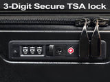 Luggage,with front opening,TSA approved lock,hardshell suitcase,Blue W2880P208360