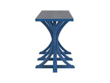 U-Style 59.8'' Wooden Console Table with Oak Veneer Top,Farmhouse Entryway Table with Rubber Wood N711P295300V