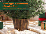 3 FT Potted Artificial Christmas Tree, Unlit Small Xmas Tree with 119 Branch Tips, Distressed Gold 71962916