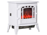 22" Free standing Electric Fireplace Stove, Fire Place Heater with Realistic Flame Effect, Overheat 48068853