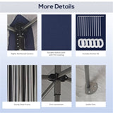 Pop Up Canopy Tent-Dark Blue 47948426