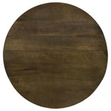 Natural and Gunmetal Top Accent Table B062P153907