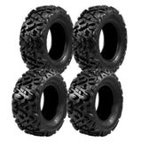 ZNTS Complete Set of 4 All Terrain ATV UTV Tires 25x8-12 Front & 25x10-12 Rear 6PR Tubeless 87563144