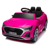 ZNTS 12V Kids Ride On Electric Car w/Parents Remote Control,Licensed Audi SQ8 for Kids,Dual W1578P213379