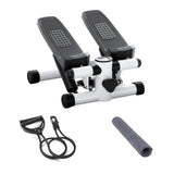 ZNTS Mini Fitness Stepper, Hydraulic Fitness Stepper with Resistance Bands and Display, Silent Design, 62550541