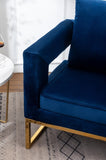 Lenola Contemporary Upholstered Accent Arm Chair, Blue T2574P164509