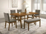2pc Plush Tailored Side Chairs Upholstered Refined Neutral Gray Fabric Stylish Channel Tufted B011P588625