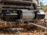 18,000 lb Electric Winch Dual Wired/Wireless Operation, Steel Cable, and Towing Chain 70116216