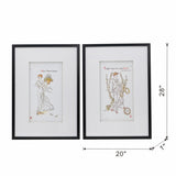 S/2 Wall Arts, 20x28" W2078P205300
