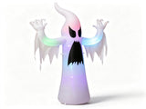 7.7 FT Halloween Inflatable Ghost Decoration, RGB LED Lighted Blow Up Ghost for Yard Lawn Porch 85173603