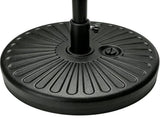 81 lb Heavy Duty Fillable Patio Umbrella Base Water & Sand Weighted Stand for Market Umbrellas, 84492692