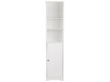 One Door & Three Layers Bathroom Cabinet White 99595390