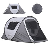 2 Person White Gray Pop Up Camping Tent T2602P171160