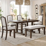 Upholstered Bench for Bedroom End of Bed,38-inch Entryway Bench for Living Room,Dining Bench with N752P271804D