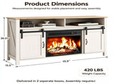 Washed White Cabinet with Brown Countertop, 147.5*39*76cm, Embossed Particle Board with Melamine 11758744