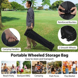 10 X 10 FT Gray Pop up Tent with Wheeled Bag and 1 Sidewall 09507160