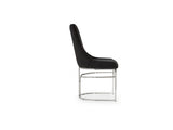 Emrald Modern Style 2PC Dinning Chairs made with wood and Steel Legs Black B009P298425