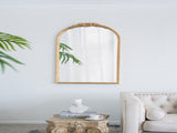 28"x53" Wood Floor Mirror, Full Body Mirror Dressing Make up Mirror for Bathroom Bedroom Living Room W2078126742