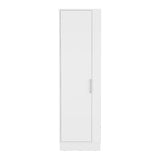 Lilo Storage Cabinet, Broom Hangers, Internal Shelves -White B07092127