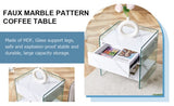 Bedside table with drawers. The board surface is MDF with white grain sticker, and both sides are W1512P348777