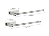 2 Pack Paper Towel Holder Wall Mount, Self-Adhesive or Drilled Paper Towel Holder Under Cabinet. W2287P151990
