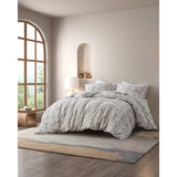 3 Piece Cotton Jacquard Duvet Set-Full/Queen B035P280384