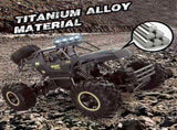 2025 NEW 112 Rock Crawler Rechargeable Off Road Truck 4WD , Metal Shell LED Headlights RC Remote 21584445