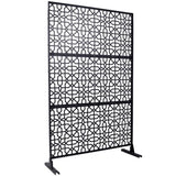 Outdoor & Indoor Privacy Metal Privacy 76" H48" W, Freestanding Decorative Privacy W465P193211